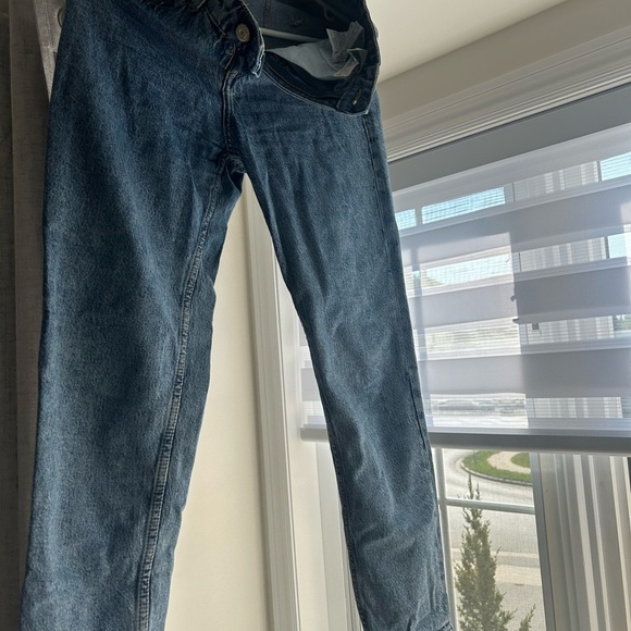 Zara Blue Denim Jeans Size 2 US 24 - Picture 4 of 6